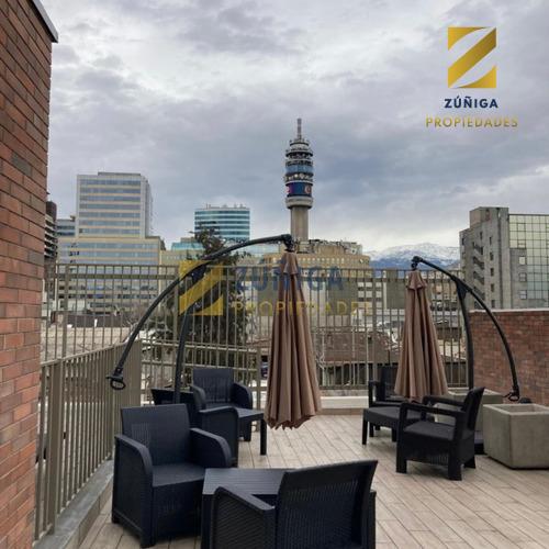 ¡ Departamento En Arriendo 2d2b En Santiago Centro! - 13